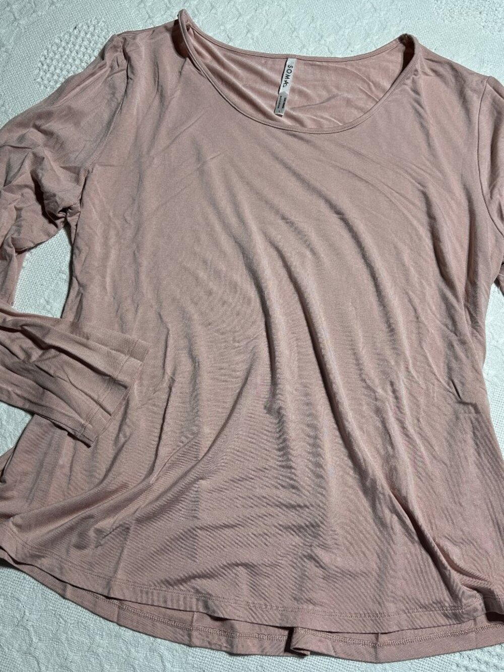 NWT Soma Cool Nights Pass the Bubbly Sleep Top Pink Large
